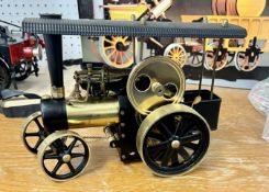 Wilesco live steam traction engine.