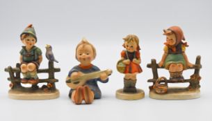 A group of four Hummel figures (4).