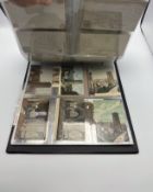 An album of vapours picture postcards.