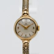 Omega, a ladies 9ct gold cocktail wristwatch, approx 21.05g.