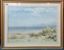 Benjamin Williams Leader (1831-1923) oil on canvas 'On the Sands', 1901, signed and dated, framed