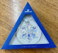 Swarovski Crystal Glass, Christmas Ornament AB Special Edition 25th Anniversary 2016, boxed.