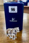 Swarovski Crystal Glass, Bear - brother, boxed.