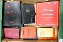 A Collection of Railway related Emphera, Rule Books and Guides to include BRB BR87109 Rule Book,