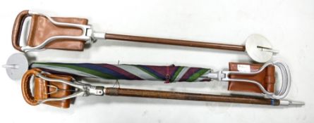 Three Vintage Shooting Sticks(3)