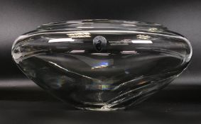 Large Boxed Waterford Crystal Siren Fruit Bowl, diameter 31cm