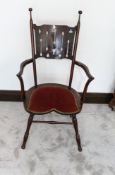 Arts & crafts Edwardian arm chair