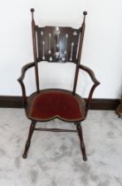 Arts & crafts Edwardian arm chair