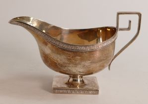 Silver sauce boat by Walker & hall, good used condition with clear hallmarks for Sheffield 1925,