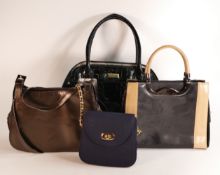A large collection of Quality Ladies Handbags including Valentino , Osprey, Jaeger & Rebeca Sanver