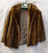 Vintage Fur ladies short jacket. Approx size 12