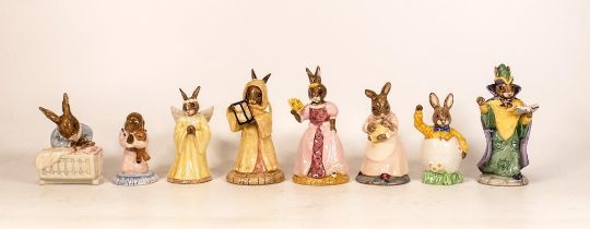Boxed Royal Doulton Bunnykins to include Mother & Baby Db167, Sands of Time , Cinderella Db231,