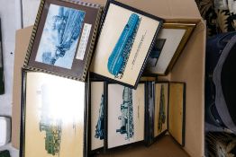 A Collection of 25 Prints related to Railways and Trains mostly depicting name British Locomotives