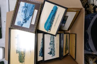 A Collection of 25 Prints related to Railways and Trains mostly depicting name British Locomotives