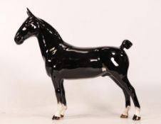 Beswick Model of a Hackney pony in black gloss 1361