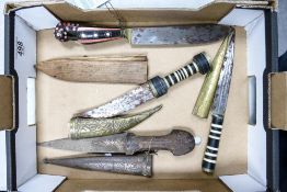 A collection of Middle Eastern WW2 Era Daggers / Knifes