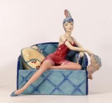 Kevin Francis / Peggy Davies Limited Edition Exotic Figure le Femme Fatale ,Boxed with Certificate