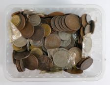 Large quantity of UK & overseas coinage, some pre 1936 50% silver coinage was noted amongst the