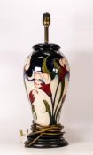 Large Moorcroft Calla Lily lamp base. Height including fitting 44cm