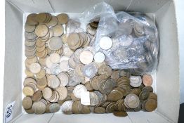 A large collection of pre decimal pennies & half pennies