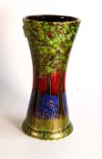 Anita Harris Bluebellwood chimney vase. Gold signed to base. Height 32cm
