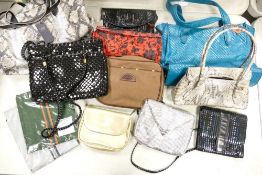 A large collection of Quality Handbags & Evening Bags including Wallis, Deculture, etc