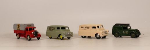 Repainted Dinky Toy Vehicles to include Austin Truck, Telephone Services Van, Bedford Vans(4)