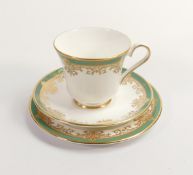 De Lamerie Fine Bone China, heavily gilded Trio , specially made high end quality item, Made in