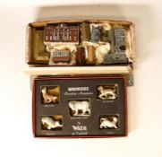 Boxed Wade Whimsey on Why Houses , Wade Set No 3 Whimsie Animals(2)