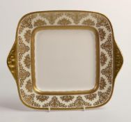 De Lamerie Fine Bone China Gold on Ivory Handled Sandwich Plate , specially made high end quality