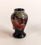 Moorcroft Finch & Berry Patterned Small Vase, height 10cm