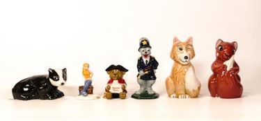 Wade C&S collectors figures to include Edward fox, Felicity squirrel, Mother badger, Arun bear,