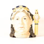 Royal Doulton large character jug Queen Victoria D6788, special edition