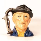 Royal Doulton large character jug The Antique Dealer D6807, limited edition with silver highlights