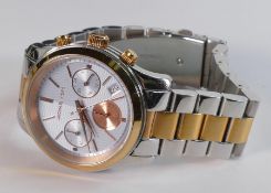 Michael Kors designer chronograph style quartz wristwatch, boxed.