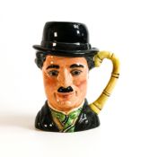 Royal Doulton Large Character Jug Charlie Chaplin D6949 with cert