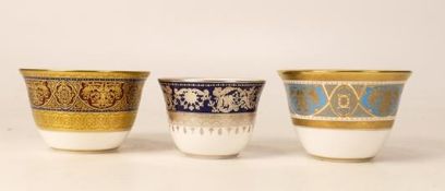 De Lamerie Fine Bone China Assorted Patterns Arabic Tea Cups