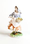 Royal Worcester For Compton Woodhouse Figure Rosie Picking Apples, limited edition