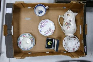 A mixed collection of items to include Royal Doulton & similar floral decorated cups Saucers & jug