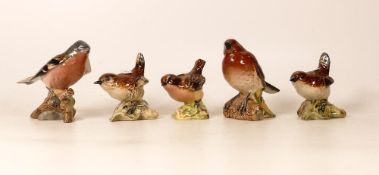 Beswick small birds to include Wren 993 x 4, Robin 980 & Chaffinch 991(5)