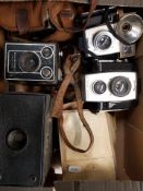 A Collection of Five Vintage Cameras