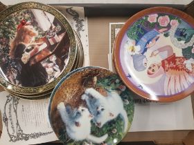 A mixed collection of decorative wall plates examples including Reco, Konigszelt Bayern & Knowles (