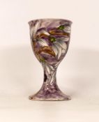 Cobridge stoneware Floral Patterned Goblet, height 15.5cm