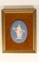 Wedgwood Dancing Hours Wall Plaque, frame size 24.5cm x 19.5cm