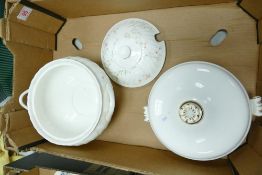 Wedgwood Campion large soup tureen together with Wedgwood Cavendish lidded tureen (2)