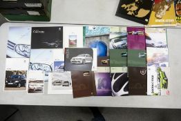 A collection of VW Group Card Brochures including VW, Skoda, Seat, Various Models from the 1990's to