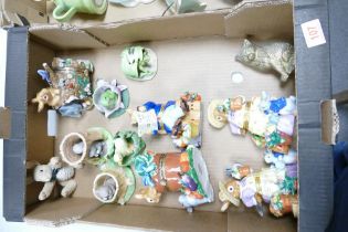 A collection of Franklin China & CWC branded Peter Rabbit & similar ornaments