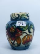 Moorcroft Anna-lily ginger jar signed by nicola slaney circa 2000s height 16cm Silver line seconds