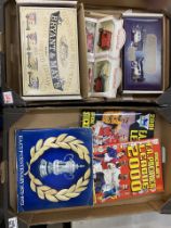 A Mixed Collection of Items to include F.A Cup Centenary Medals, F.A Cup Sticker Books, Lledo The