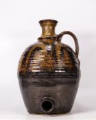 E H Williams Cynwyd Studi Pottery Spirit Keg. Height: 31.5cm